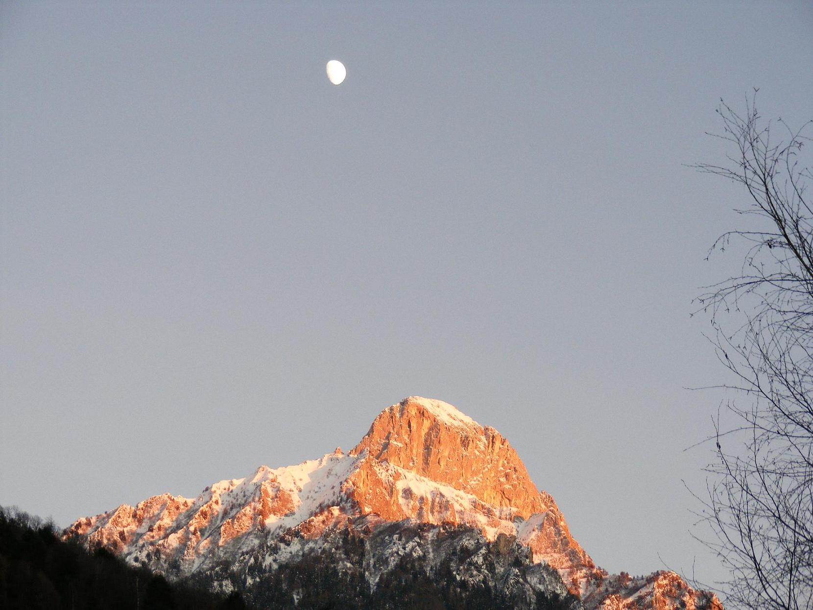 Con le ciaspole sul Piz Tri